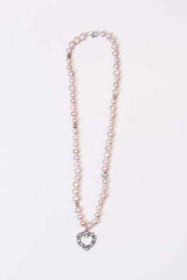 1216 Perlenkette rose