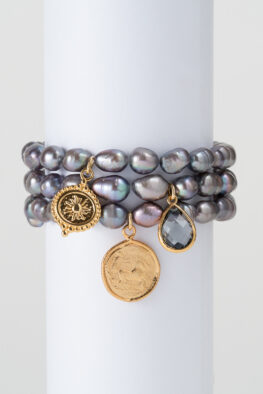 1472 ARMBANDSET PALOMA grau