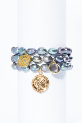 1472 ARMBANDSET PALOMA anthrazit