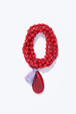 1572A NECKLACE PETA red
