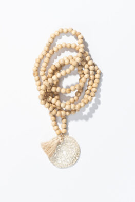 N329 HOLZKETTE ADORA creme