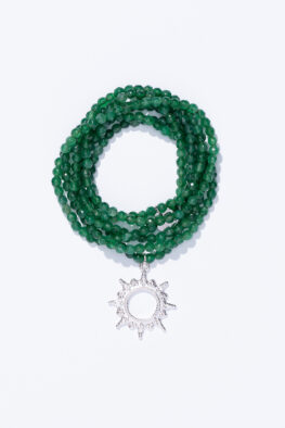 1514M NECKLACE SANA Sun emerald