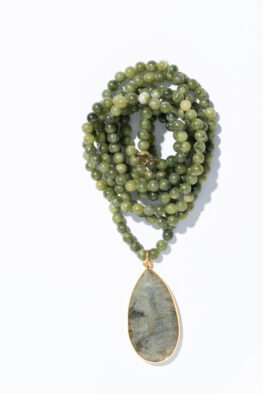 1514A NECKLACE SANA moss
