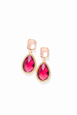 E412 OHRRING DUENA pink