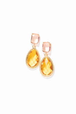 E412 OHRRING DUENA honey