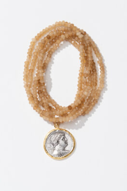 1514B NECKLACE SANA honey