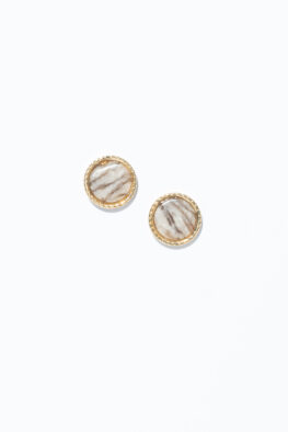 E460 OHRRING INES stone