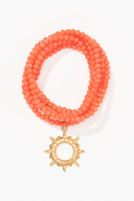 1514M NECKLACE SANA coral