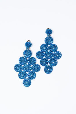 E583 OHRCLIP LIANA blau