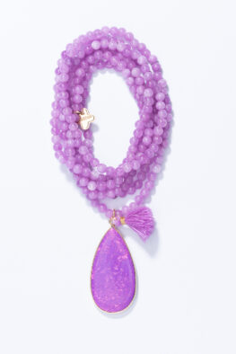 1514A NECKLACE SANA purple