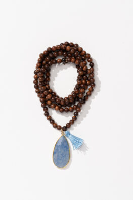 N329A WOODEN NECKLACE ADORA brown