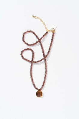 N589 NECKLACE TADEA SANDELWOOD