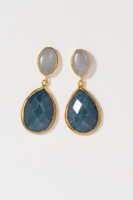 E586 OHRRING BEDIA blau