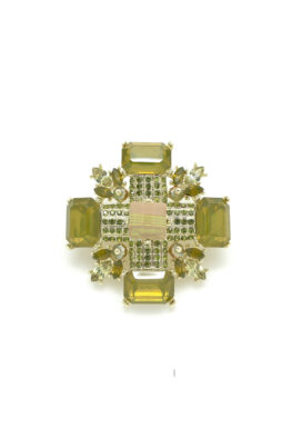 B410S BROSCHE CLEO mustard