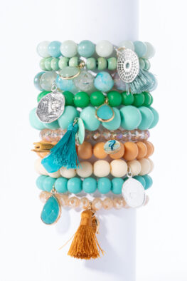 1434 ARMBANDSET POPPY beach