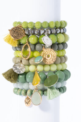 1434 ARMBANDSET POPPY grün