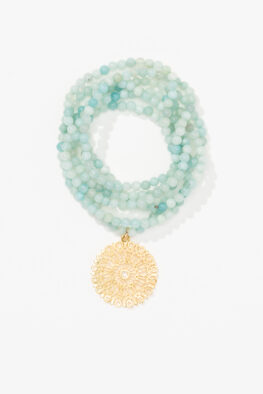 1514M NECKLACE SANA aqua