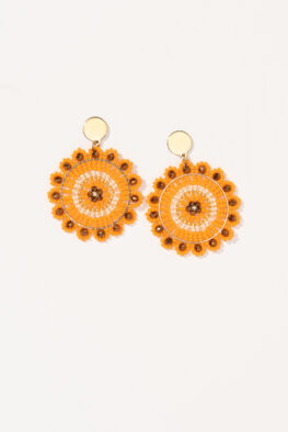 E658 OHRRING MARENA orange