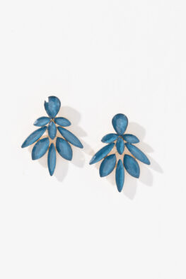 E654 Earring TUANA bleu