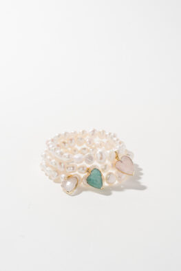 A683 BRACELET HENNI white 3pcs.