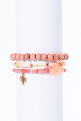 A540/3 ARMBANDSET JULIE rose