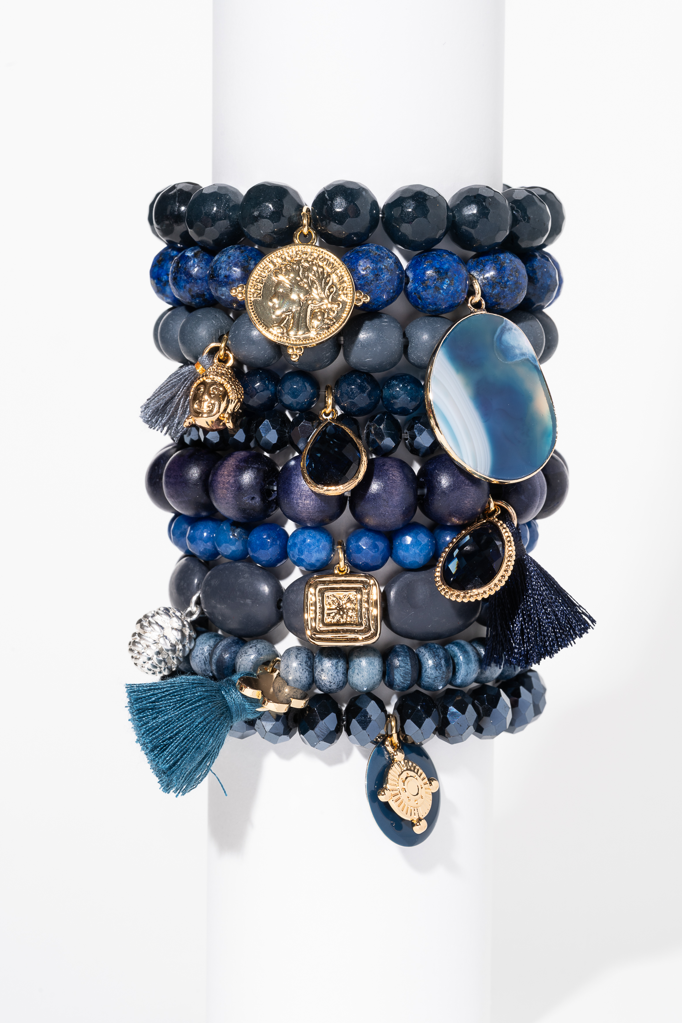 1434 ARMBANDSET POPPY navy