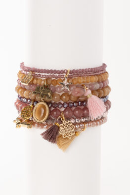 1540 ARMBANDSET MAUVE-CURRy