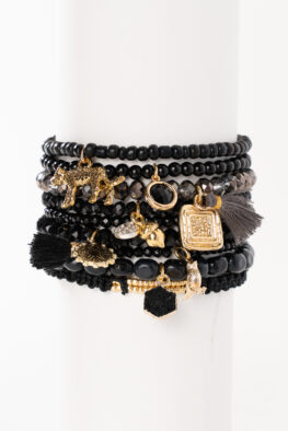 1540 BRACELET SET BLACK