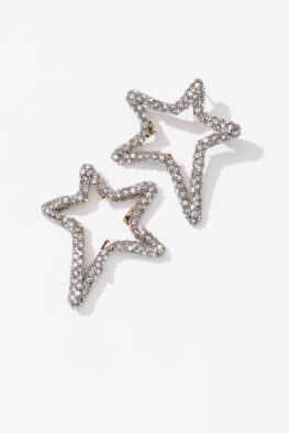 E717 OHRRING STAR silber