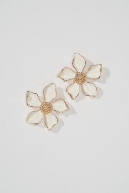 E844 EARRING LIDIA CREAM