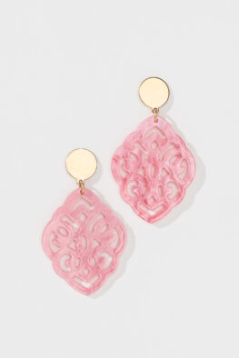 E795 EARRING RONJA PINK