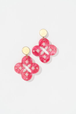 E896 EARRING LUCY PINK