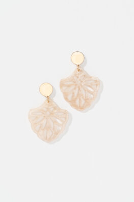 E897 EARRING ISRA TAUPE