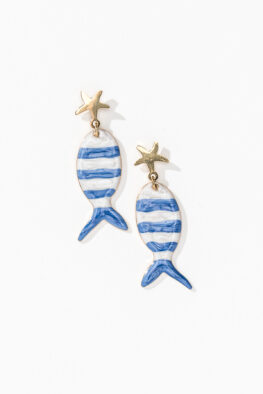 E835 EARRING FRANKIE BLUE