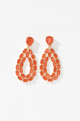 E853 EARRING MIKA ORANGE