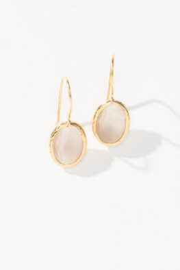 E813 EARRING VICKY TAUPE