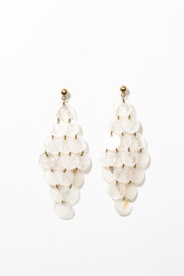 E804 EARRING SHIVA CREAM
