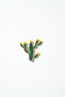 B615 BROSCHE CACTUS