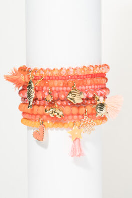 1540 BRACELET SET ORANGE