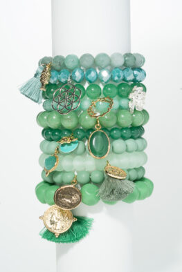 1434 ARMBANDSET POPPY MINT