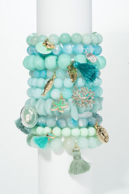 1434 ARMBANDSET POPPY TÜRKIS