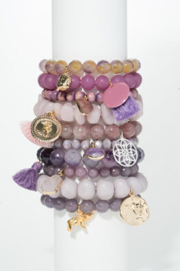 1434 ARMBANDSET POPPY MAUVE