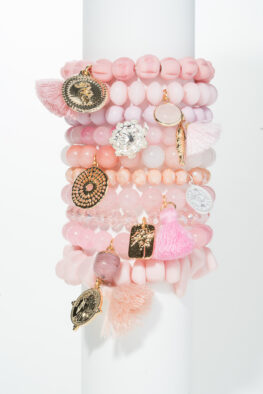 1434 ARMBANDSET POPPY ROSE