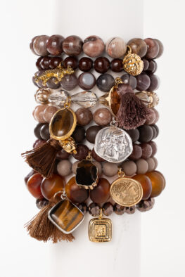 1434 ARMBANDSET POPPY BRAUN