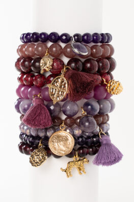 1434 ARMBANDSET POPPY PURPLE