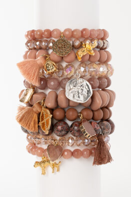1434 ARMBANDSET POPPY ROSEWOOD