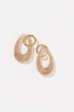 E922 OHRRING SALLY TAUPE