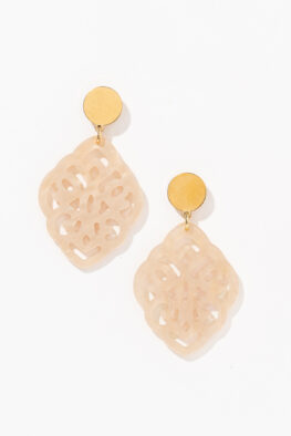 E795 OHRRING RONJA CREME