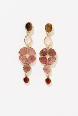 E902 EARRING SAPHIRA MAUVE